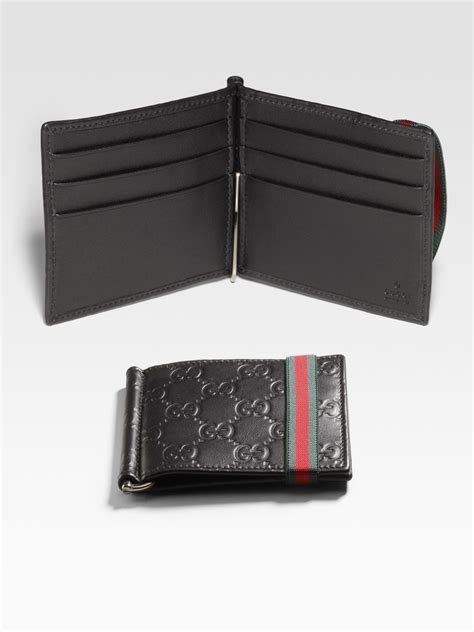 gucci band money clip wallet|Gucci men's wallet clearance.